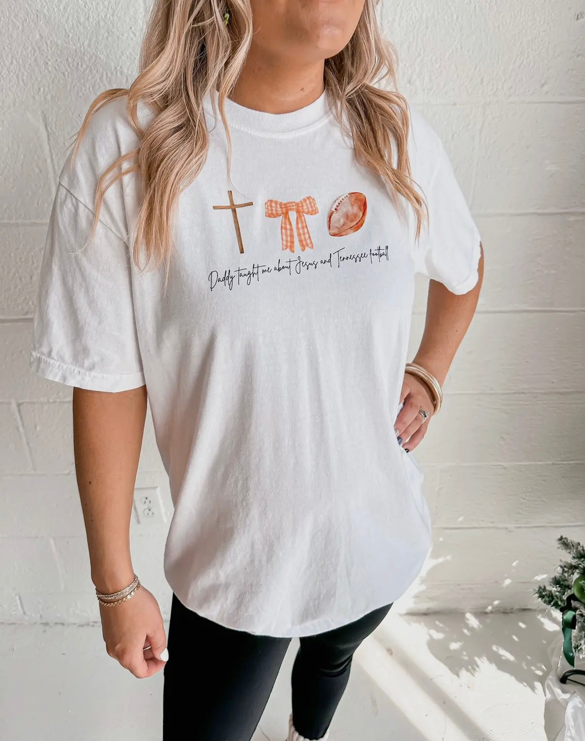 Jesus & TN Football Tee