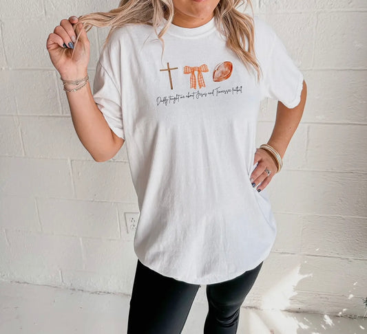 Jesus & TN Football Tee