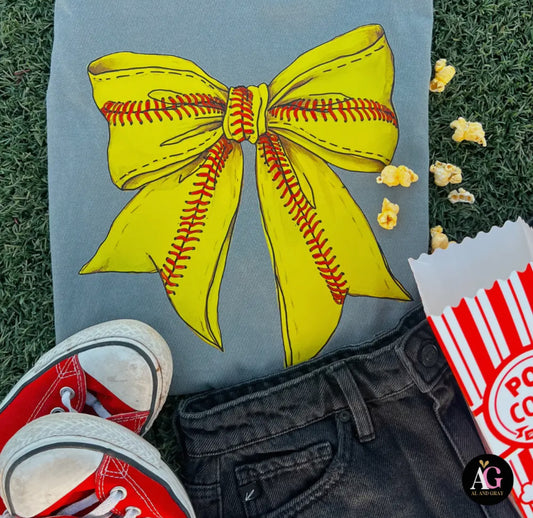 Softball Bow Tee
